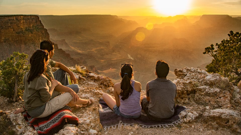 From Tusayan: Grand Canyon Desert View Sunset Tour – Grand Canyon National Park, Arizona