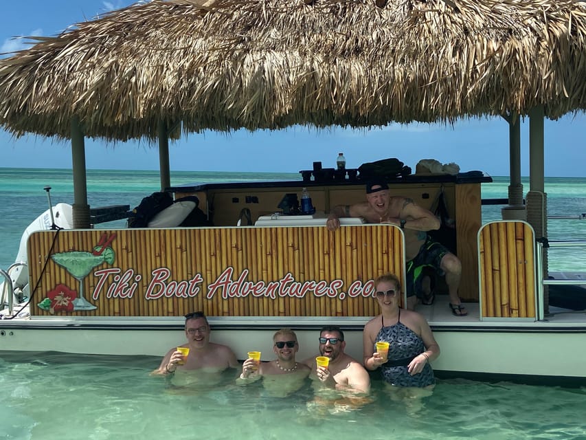 Key West: Private Tiki Bar Party Boat & Mini Sandbar – Key West, Florida