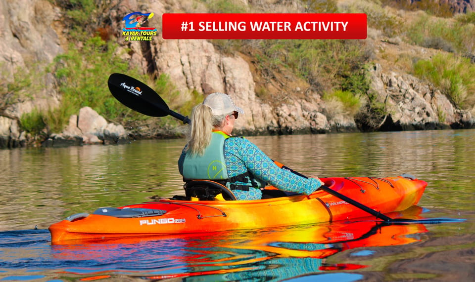 LAS VEGAS: Emerald Cave Guided Kayak Tour – Self Drive – River Gauge, Nevada