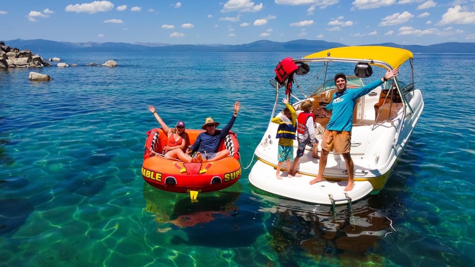 Lake Tahoe: Private Customizable Cruise with Watersports – California, California