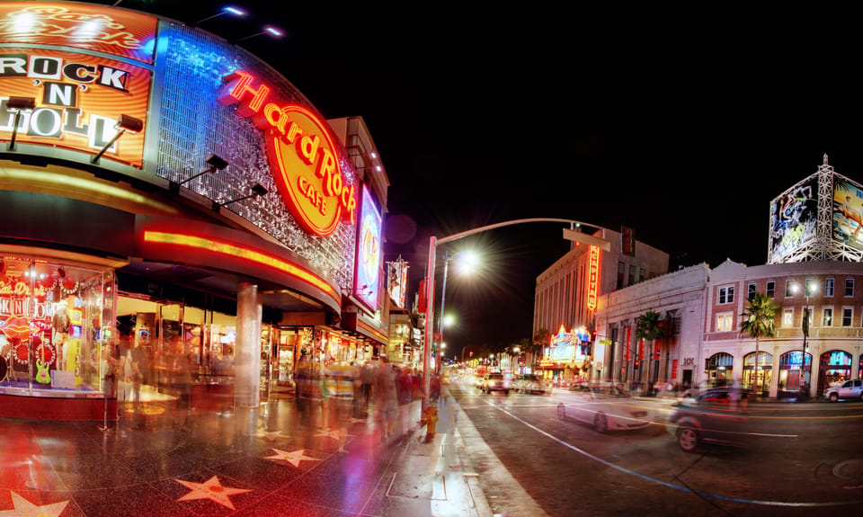 Los Angeles: Meal at the Hard Rock Cafe Hollywood – Los Angeles, California