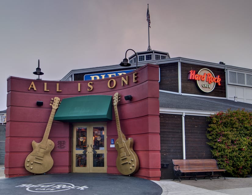 Meal at Hard Rock Cafe San Francisco at Pier 39 – San Francisco, California