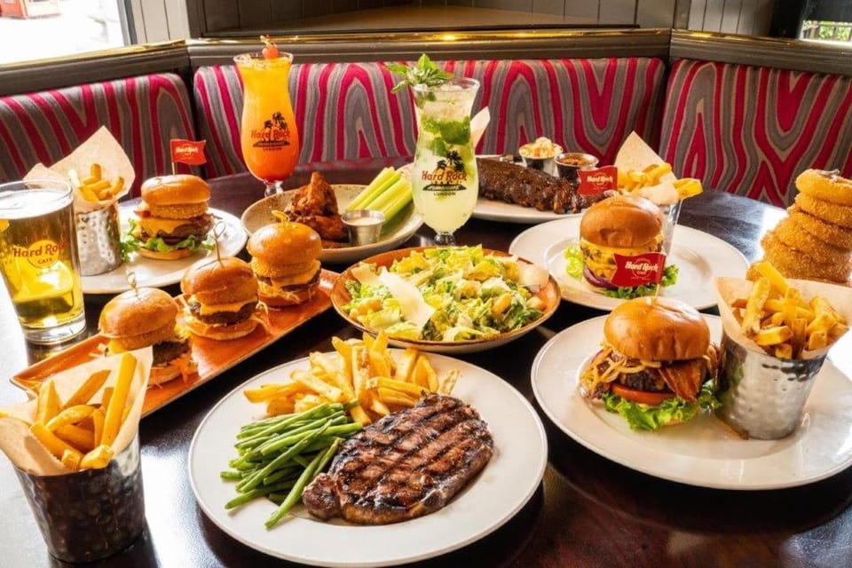 Meal at Hard Rock Las Vegas on the Las Vegas Strip – Las Vegas, Nevada