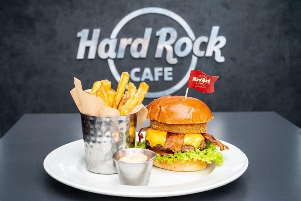 Meal at the Hard Rock Cafe New Orleans – New Orleans, Louisiana