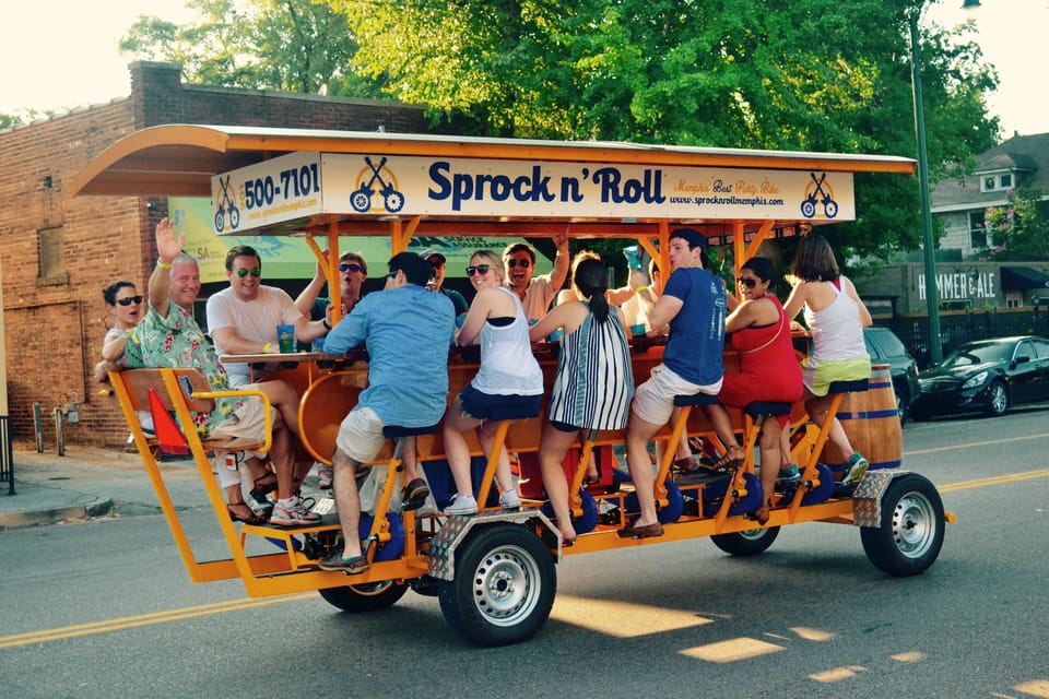 Memphis: Guided Bar Crawl on a Pedal Bike – Memphis, Tennessee