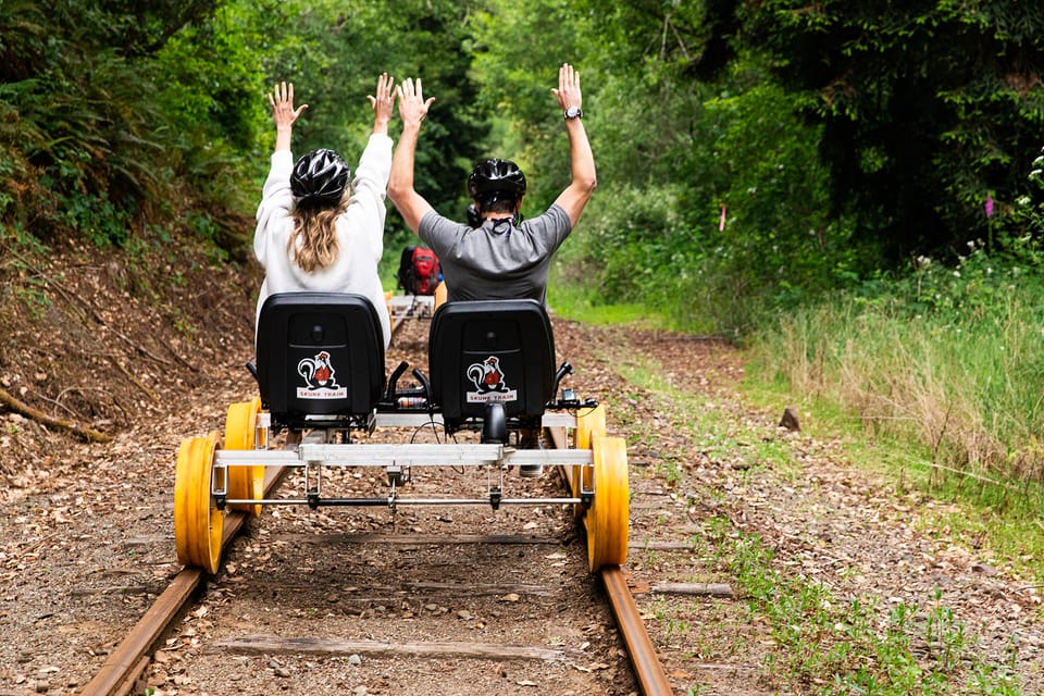 Mendocino County: Railbiking Tour Along the Noyo River – California, California