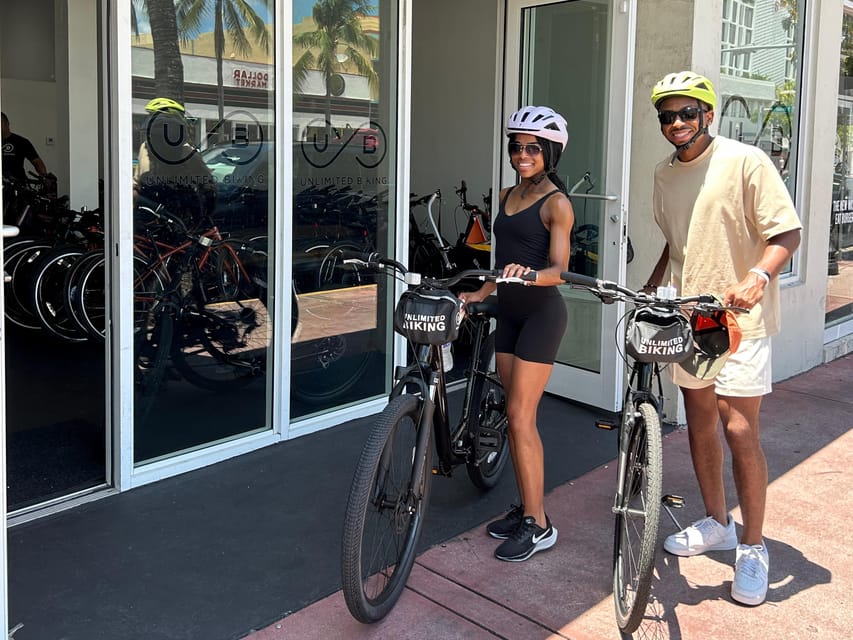 Miami Beach: Bike or eBike Rental with Map – Miami, Florida