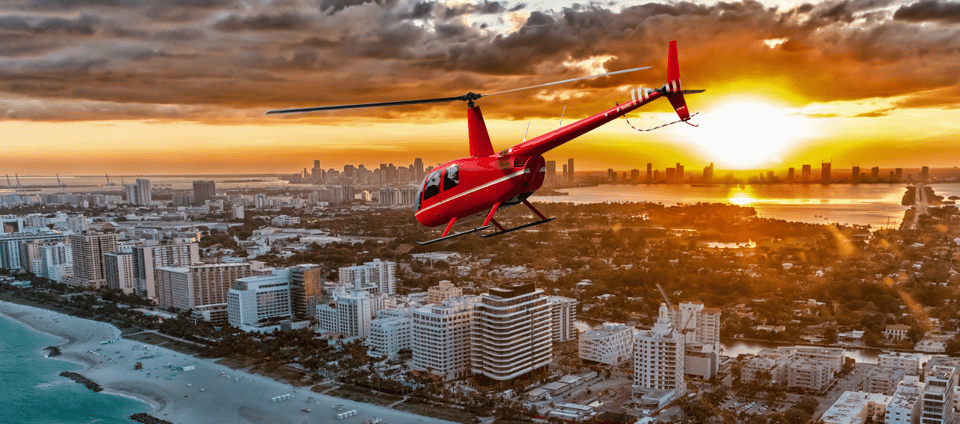 Miami: Private Sunset Helicopter Tour – Miami, Florida