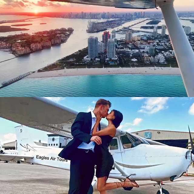 Miami: Romantic 1-Hour Private Flight Tour with Champagne – Miami, Florida