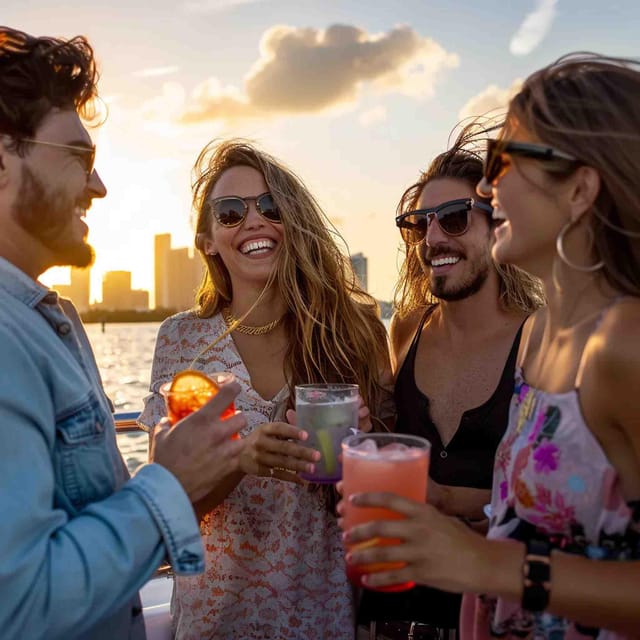 Miami: Sip & Sea Cocktail Cruise with Bar on Board – Miami, Florida