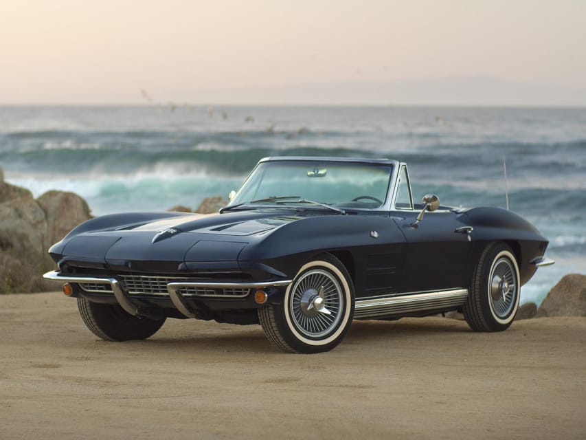 Monterey & Big Sur: ’64 Corvette Stingray Convertible Rental – Monterey, California