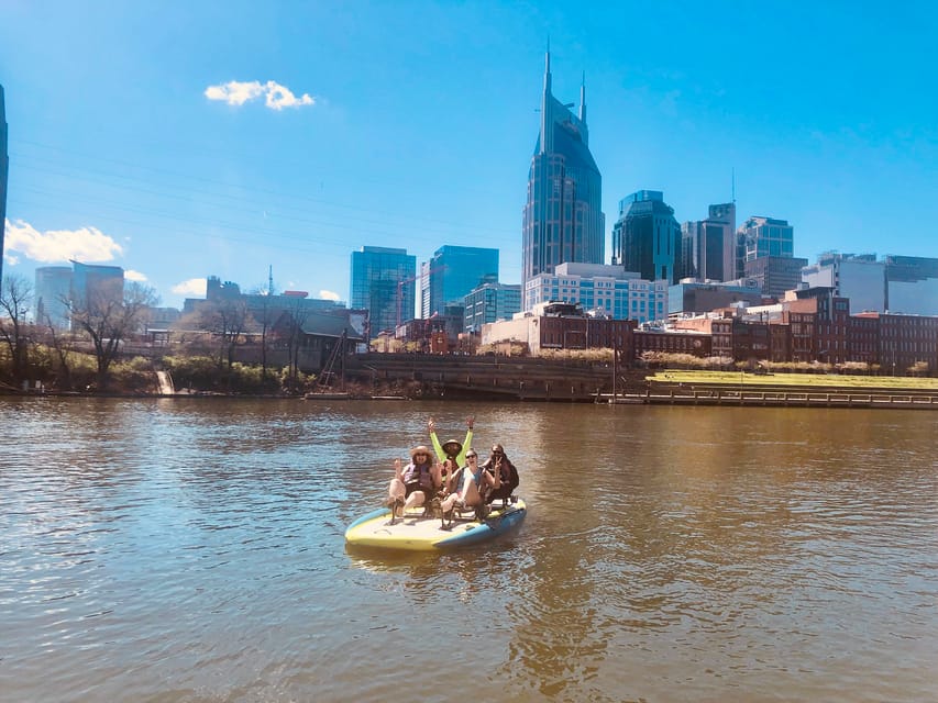 Nashville: Downtown Pedal Boat Rental for 2 to 4 People – Cumberland River, Kentucky