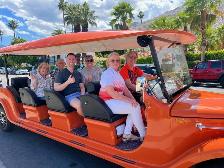 Palm Springs Tour from an open air 6 Passenger Golf Cart – Palm Springs, California