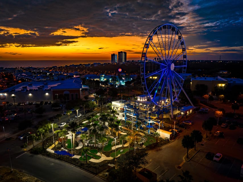 Panama City Beach: SkyWheel Ticket and Mini Golf Combo – Panama City Beach, Florida