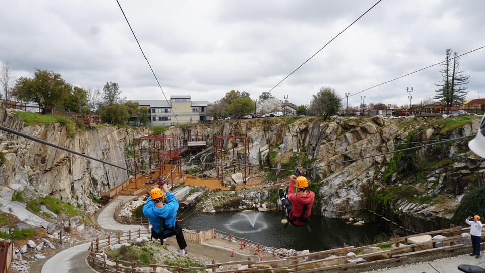 Rocklin: Zipline Aerial Adventure Granite Ticket – California, California