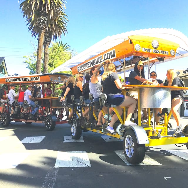 Sacramento: Pedal Bar Tour with 2 Stops – Sacramento, California