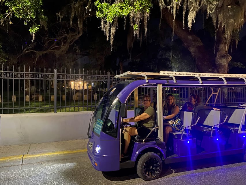 St. Augustine: Hauntings and Ghosts Guided Tour by Golf Cart – St. Augustine, Florida