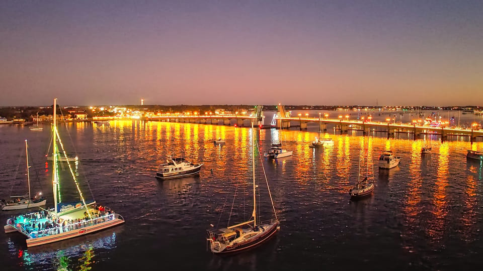 St. Augustine: Nights of Lights Sunset Sail with Drinks – St. Augustine, Florida