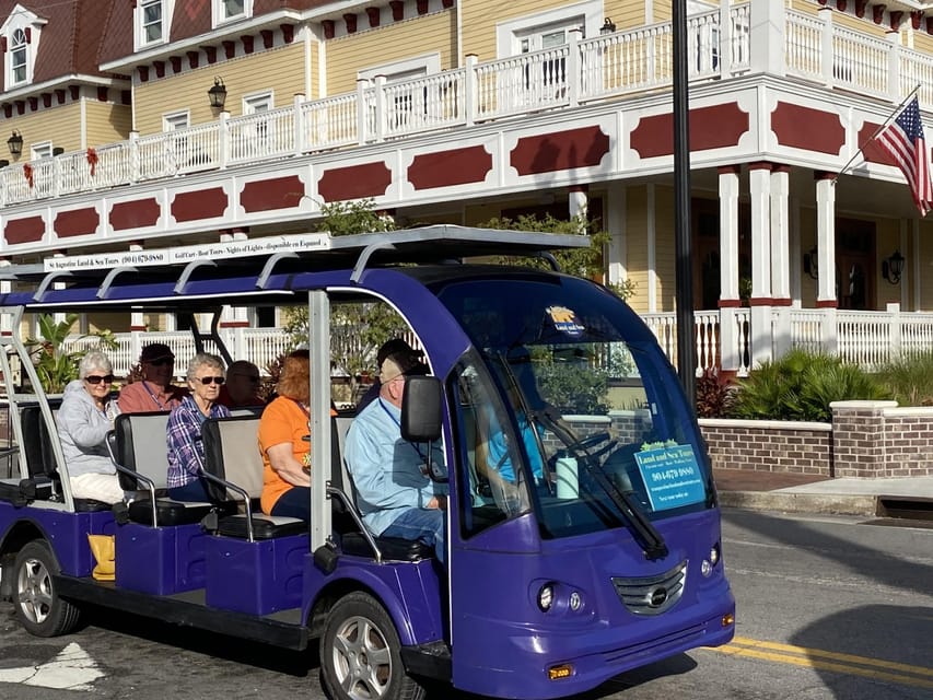 St. Augustine: Waterfront and Downtown Golf Cart Tour – St. Augustine, Florida