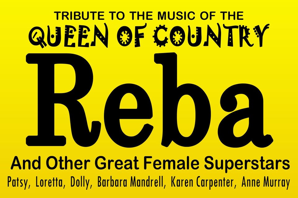 Tribute to the Music of Reba & Other Great Female Superstars – Pigeon Forge, Tennessee