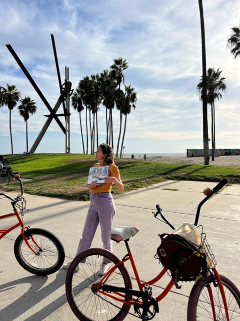 Venice et Santa Monica by bike in French – Los Angeles, California