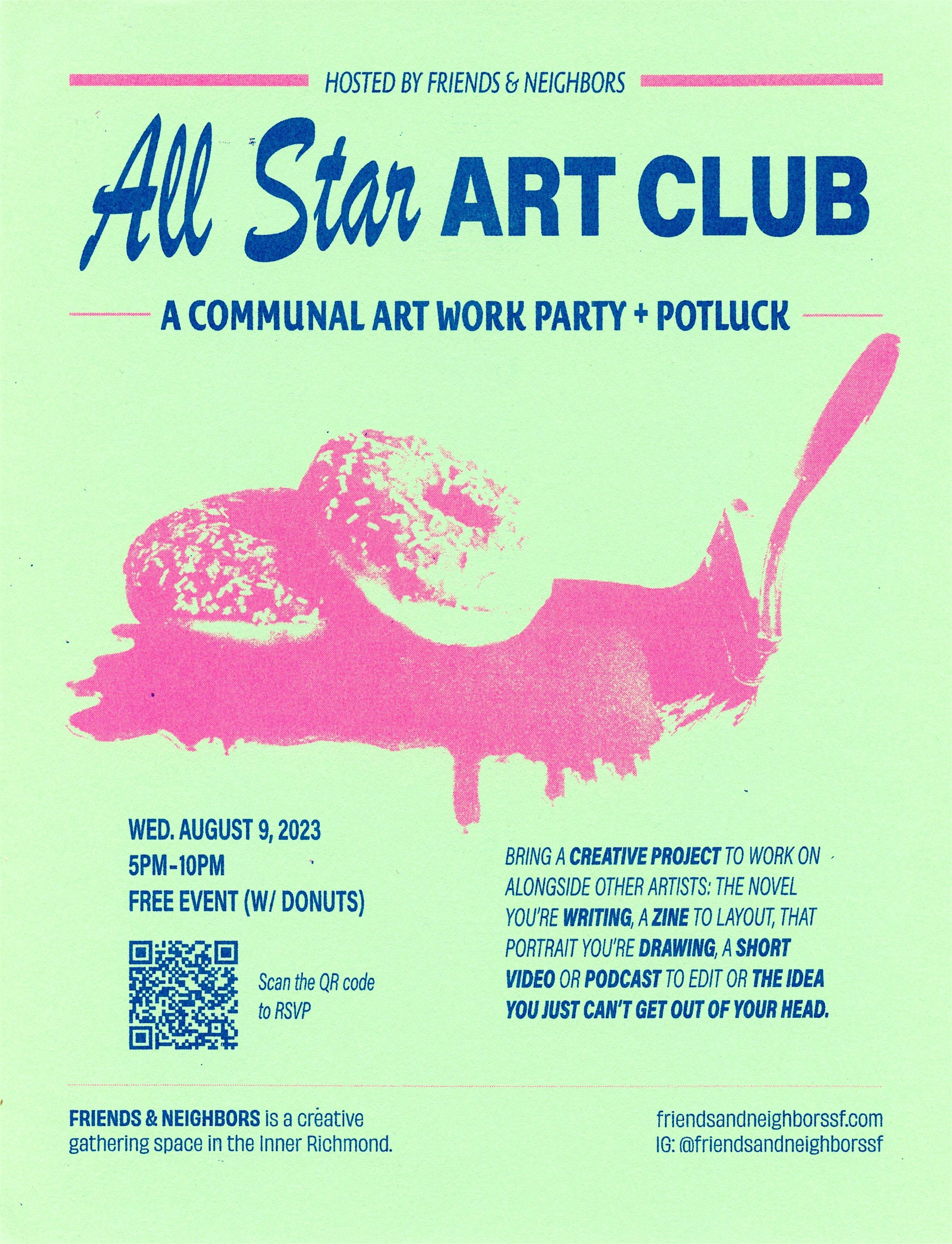 All Star Art Club – March 2025 – San Francisco, CA