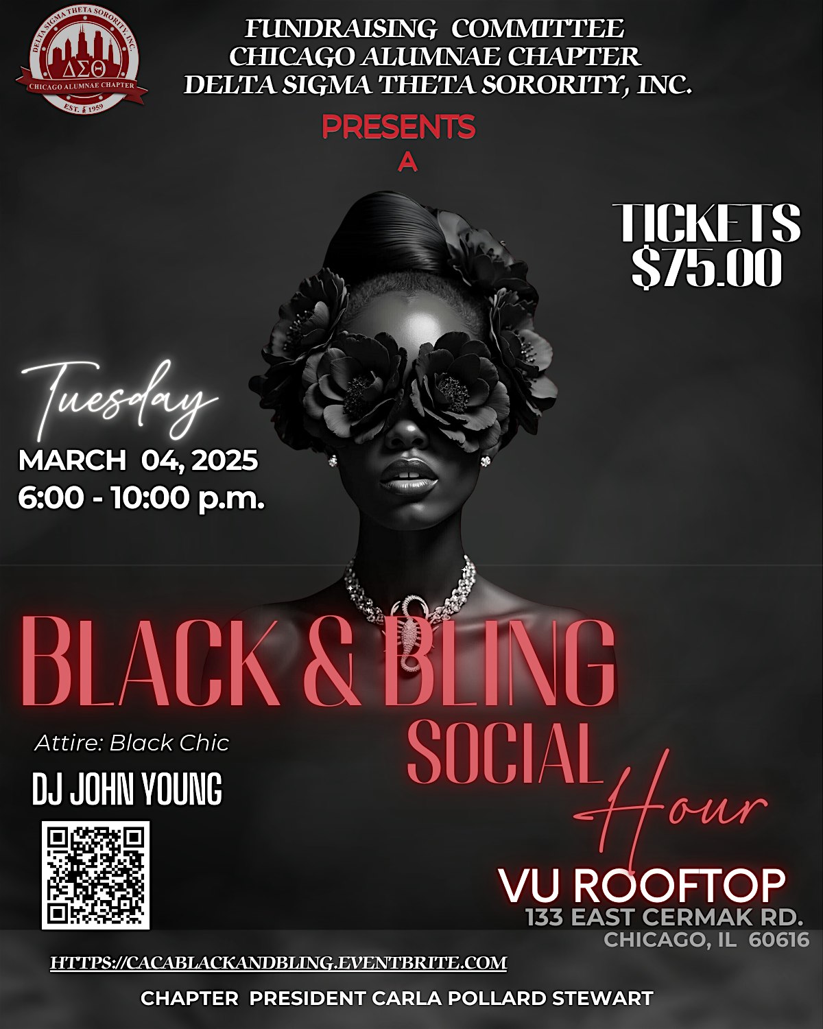 An Evening of Decadence…Black and Bling Social Hour Fundraiser – Chicago, IL