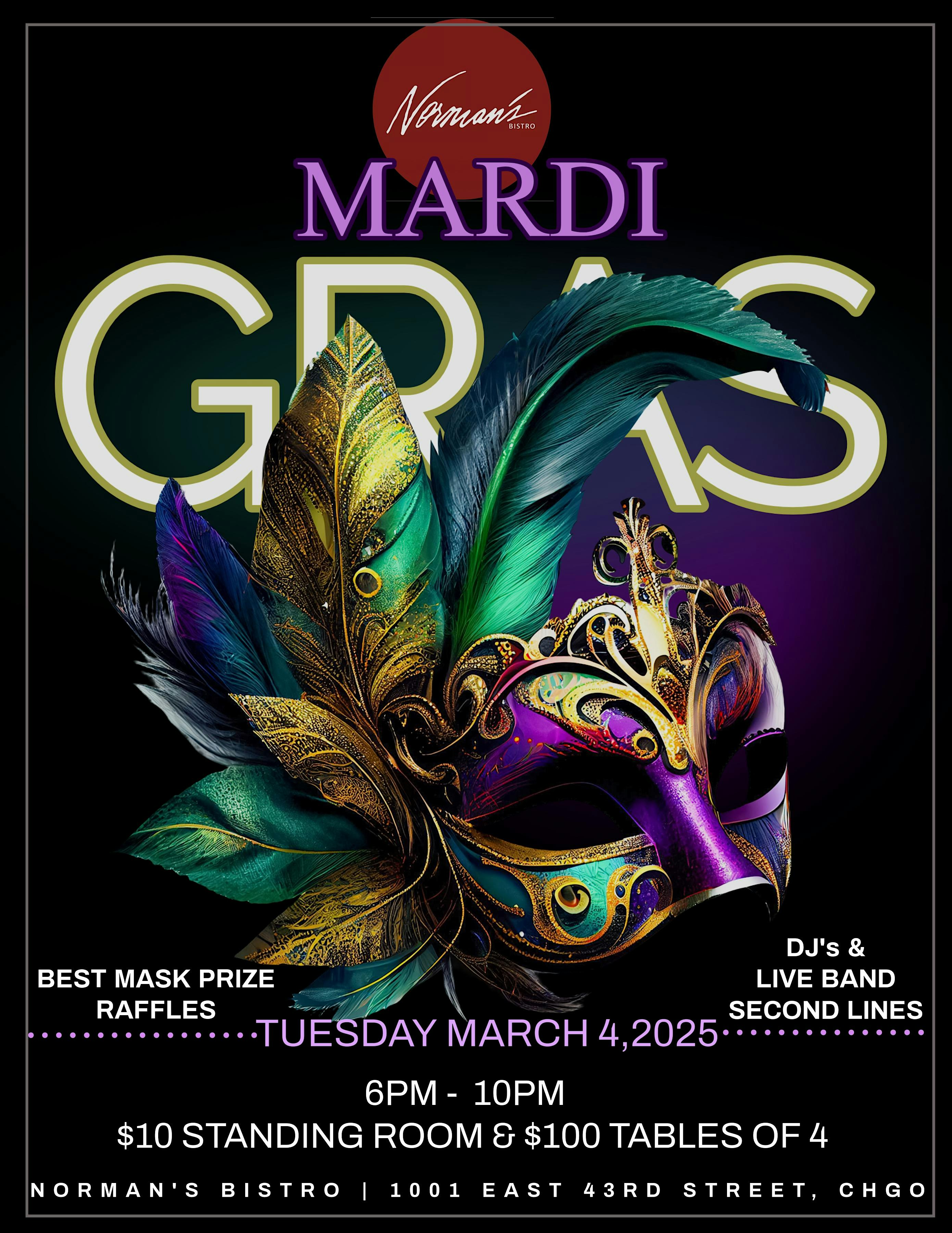 Mardi Gras – Fat Tuesday – Chicago, IL