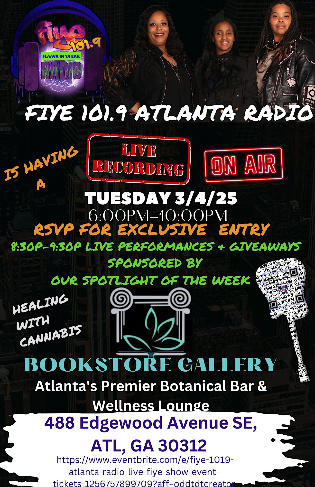 FIYE 101.9 Atlanta Radio “live FIYE show event – Atlanta, GA