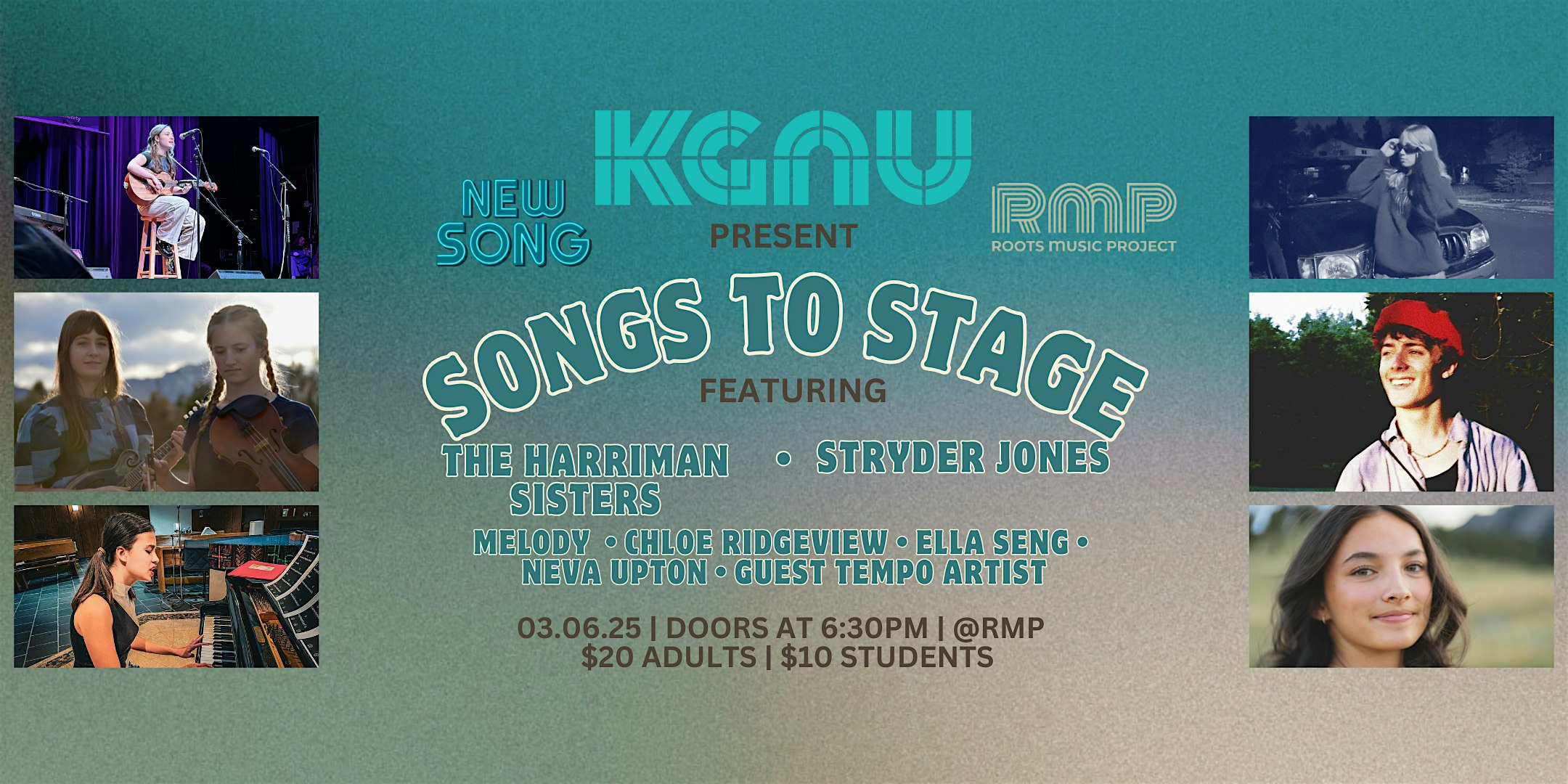 KGNU presents: Songs to Stage – Boulder, CO