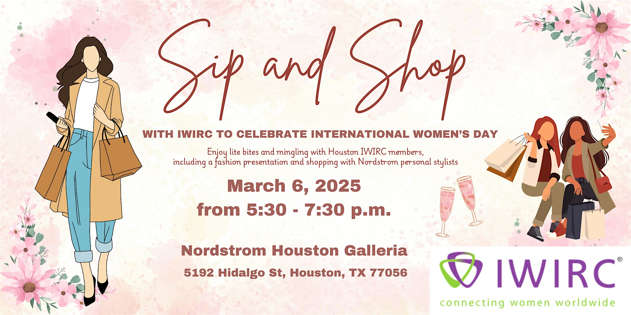 Houston IWIRC’s Sip and Shop – Houston, TX