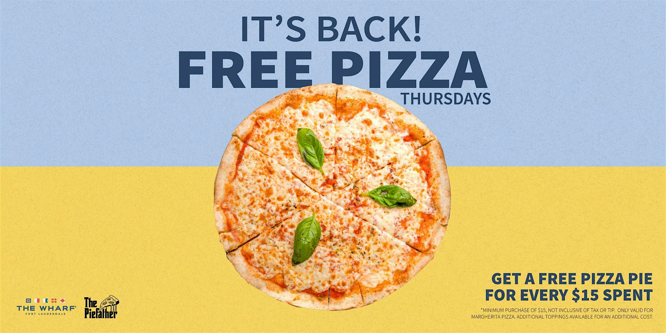 Free Pizza Thursdays At The Wharf FTL! – Fort Lauderdale, FL