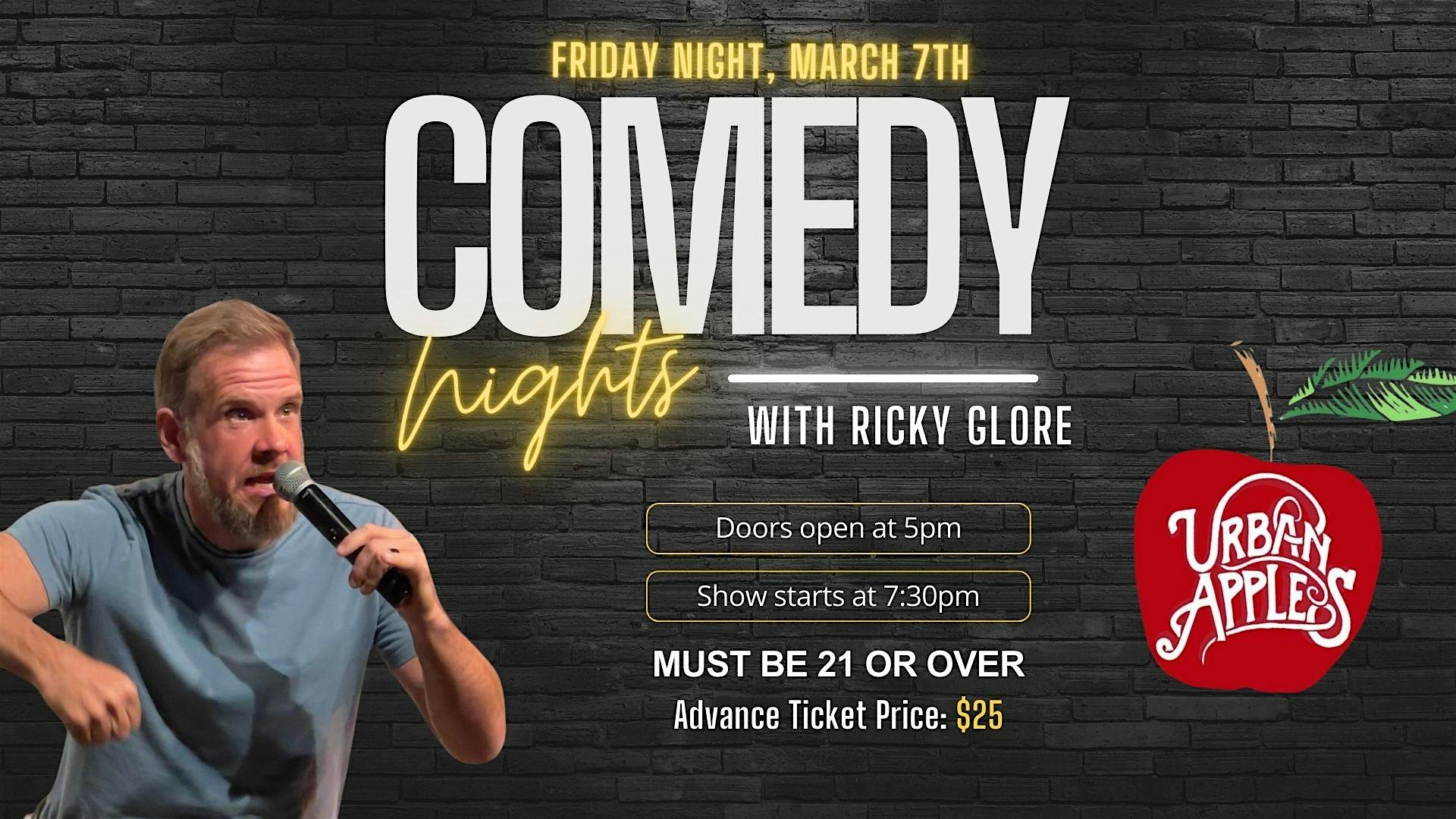 March Comedy Night at Urban Apples – Westfield, IN