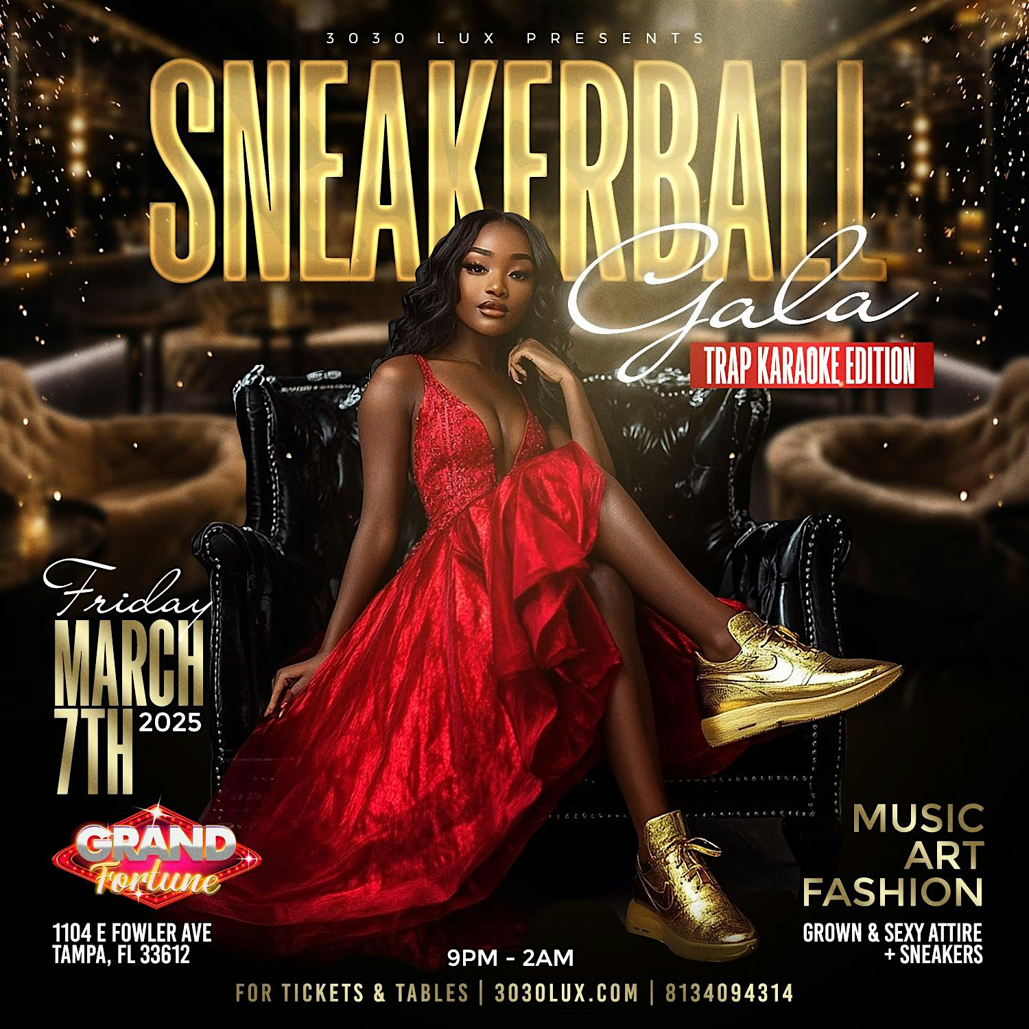 3030 Lux Sneaker Ball 25 – Tampa, FL