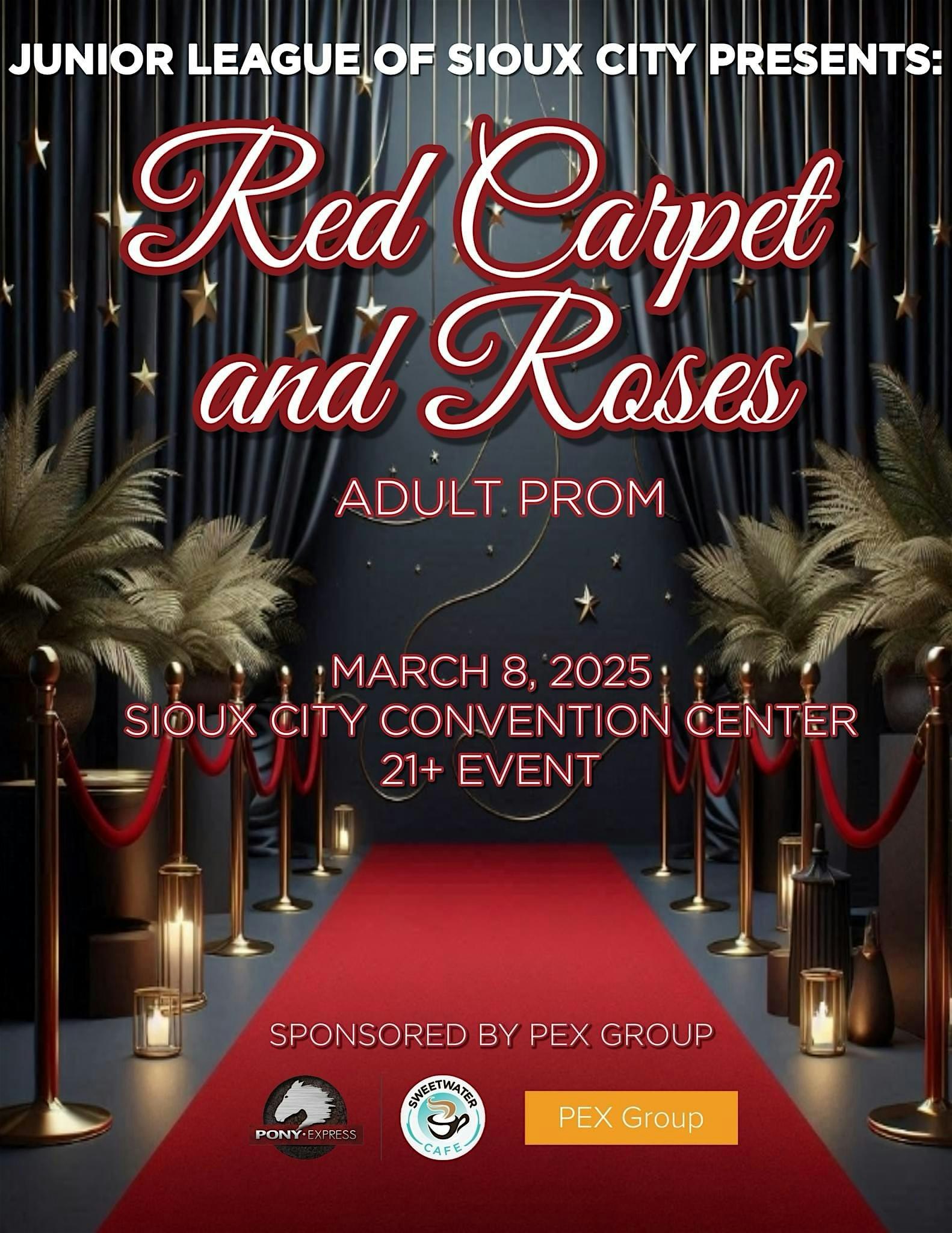 Red Carpet and Roses: An Adult Prom – Sioux City, IA