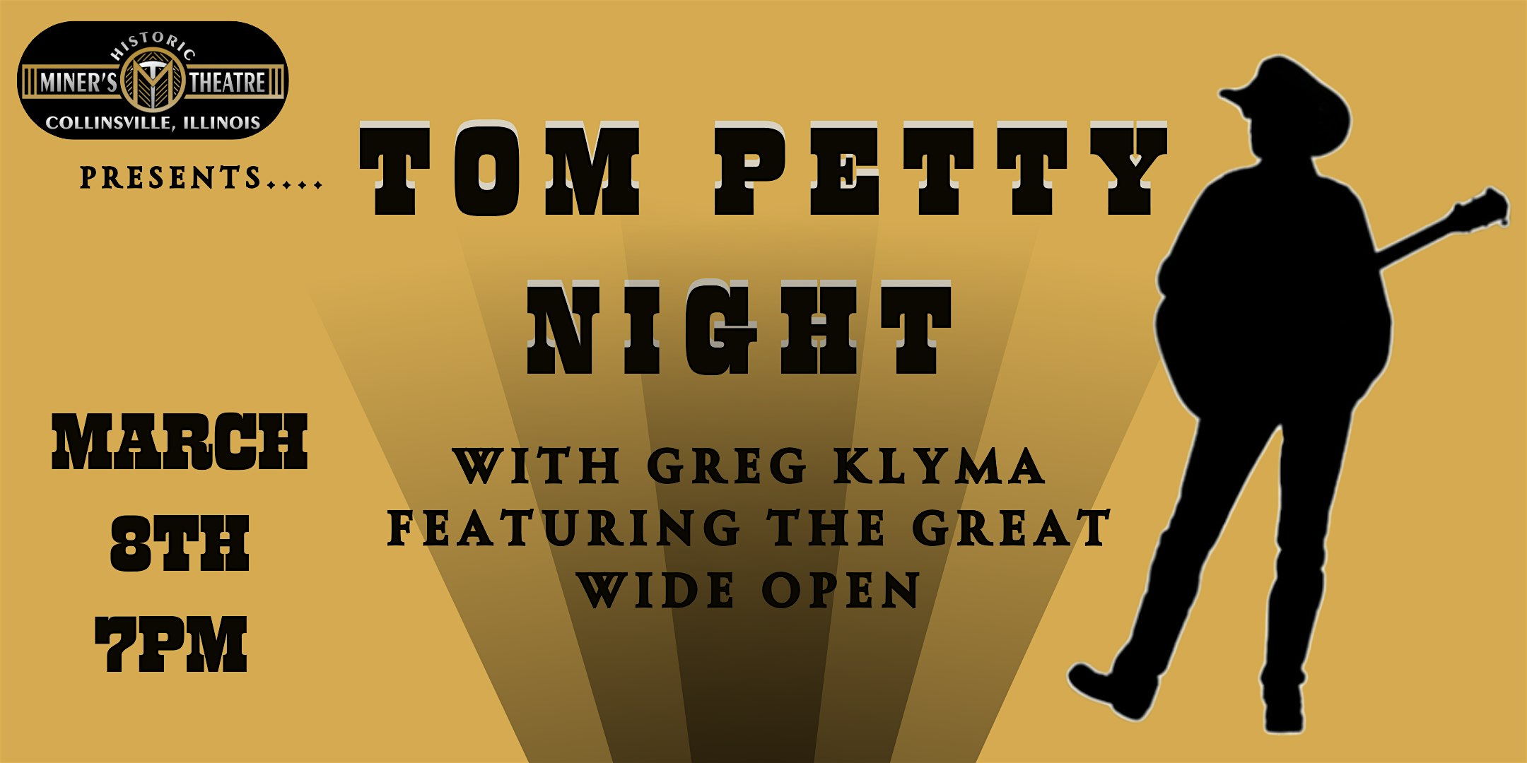 Tom Petty Night – Featuring Greg Klyma and The Great Wide Open – Collinsville, IL