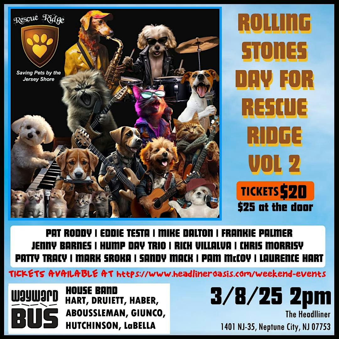 Rolling Stones Day For Rescue Ridge Vol.II – Neptune City, NJ