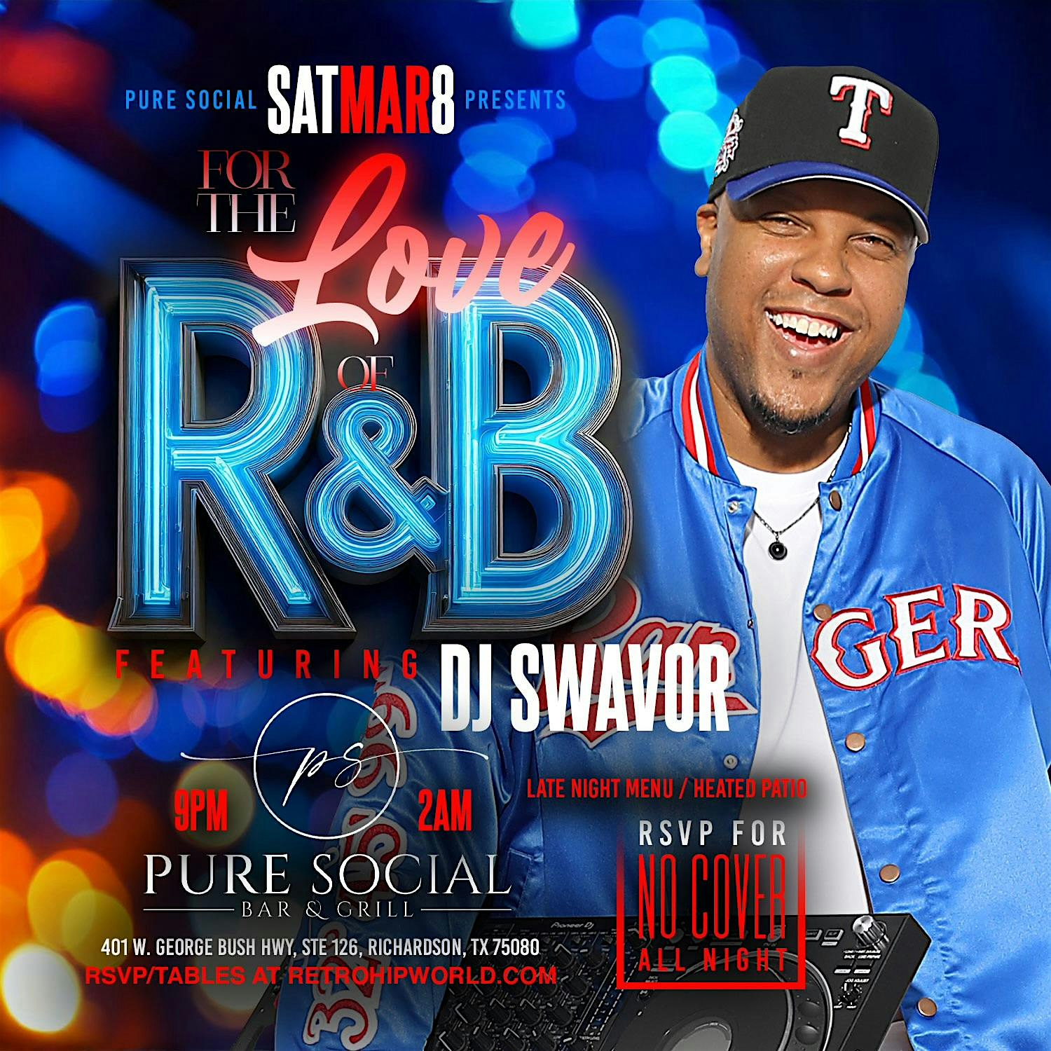 The Love of R&B Saturday with Dj SWAVOR – Richardson, TX