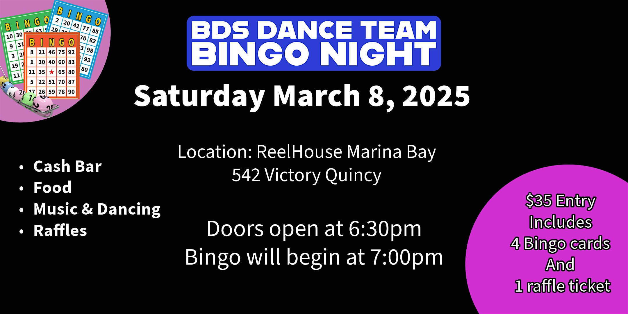 BDS Bingo Night! – Quincy, MA