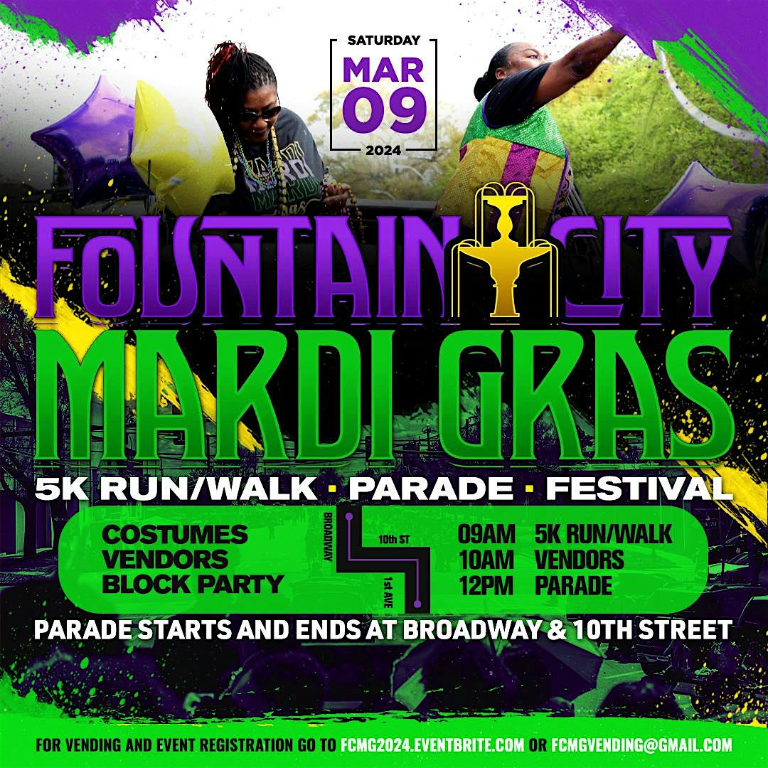 Mardi Gras Parade & Festival 2025 – Columbus, GA