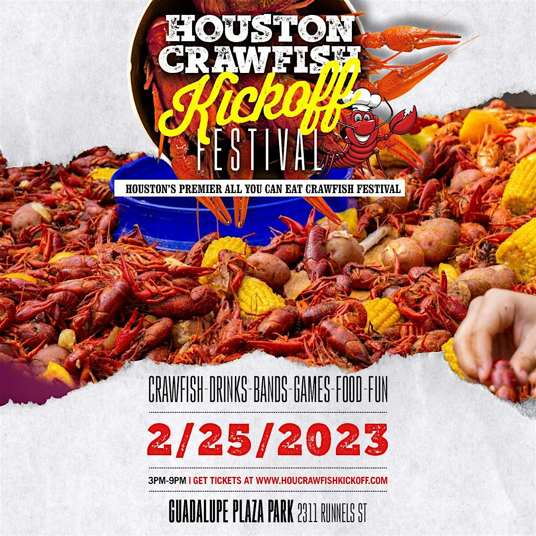 Houston Crawfish Kickoff Festival on March 9th – Houston, TX