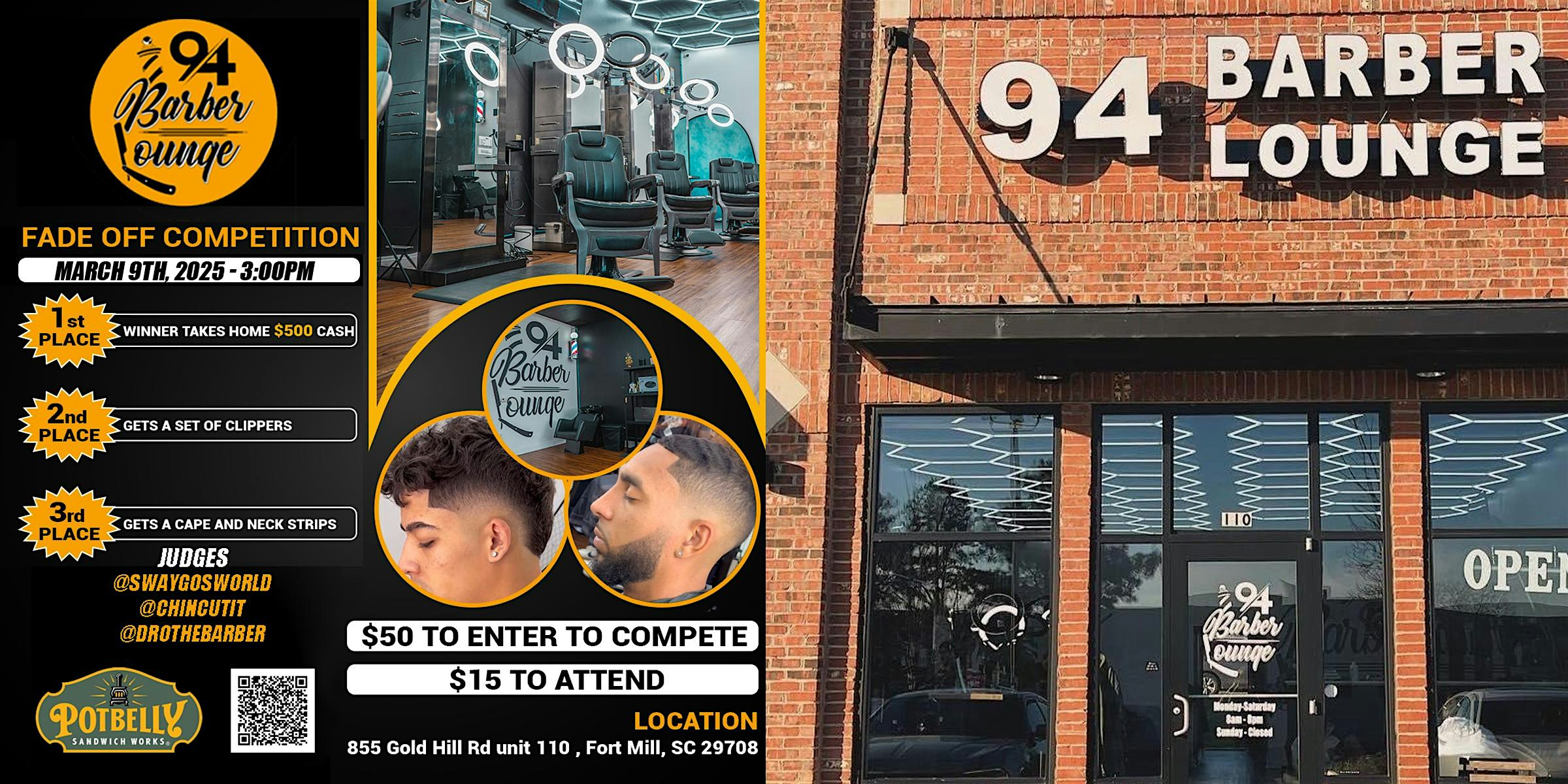 FADE-OFF (Barber Skills Competition) – Fort Mill, SC