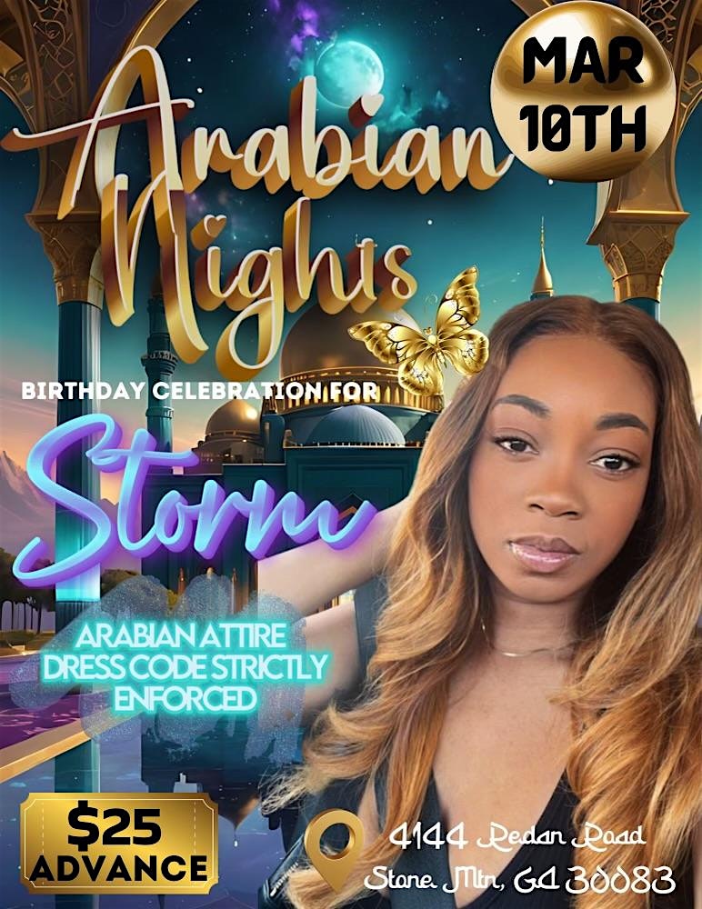 “Arabian Nights” Storms Birthday Bash – Stone Mountain, GA