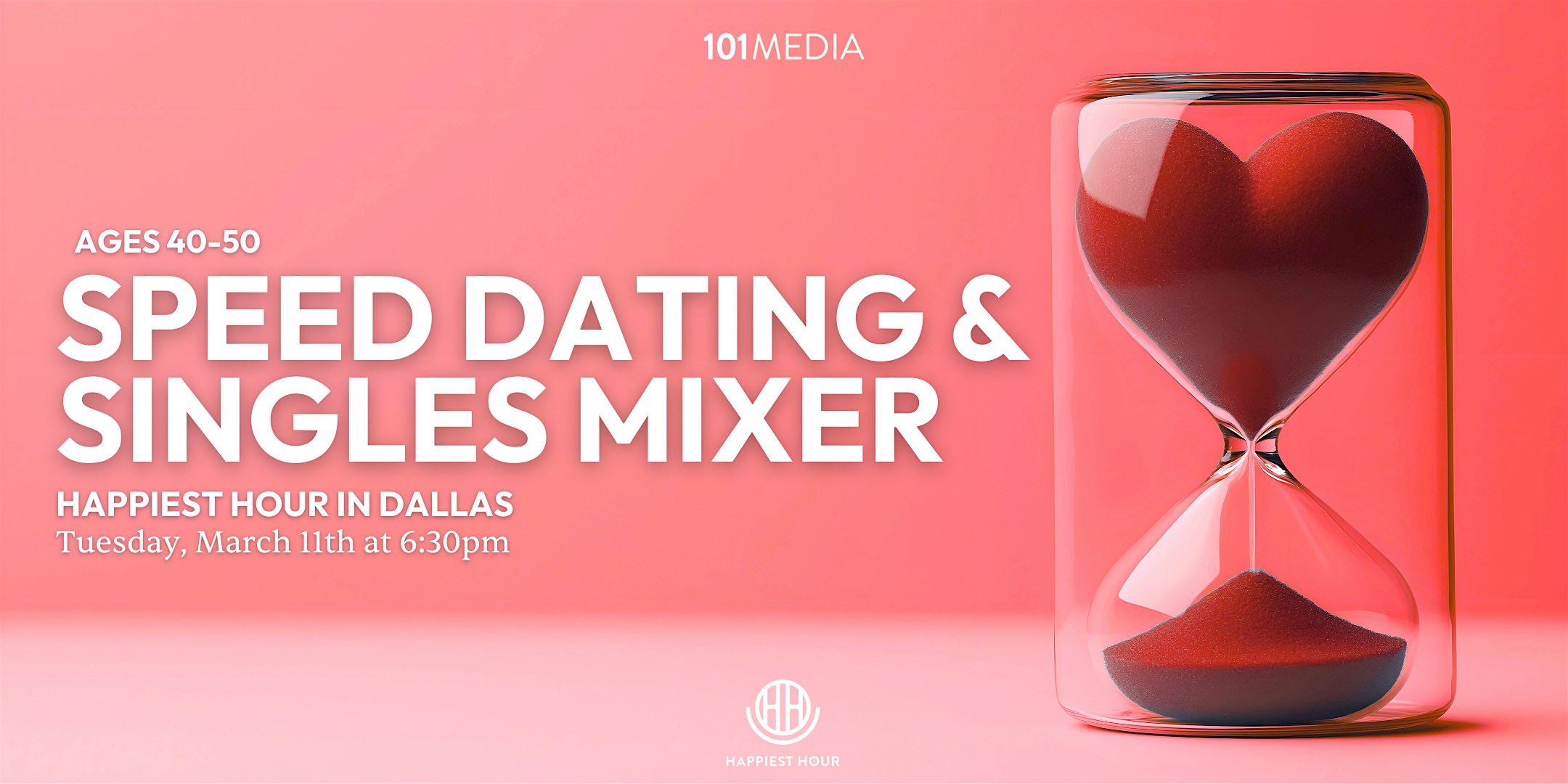 Dallas Speed Dating & Singles Mixer (ages 40-50) – Dallas, TX