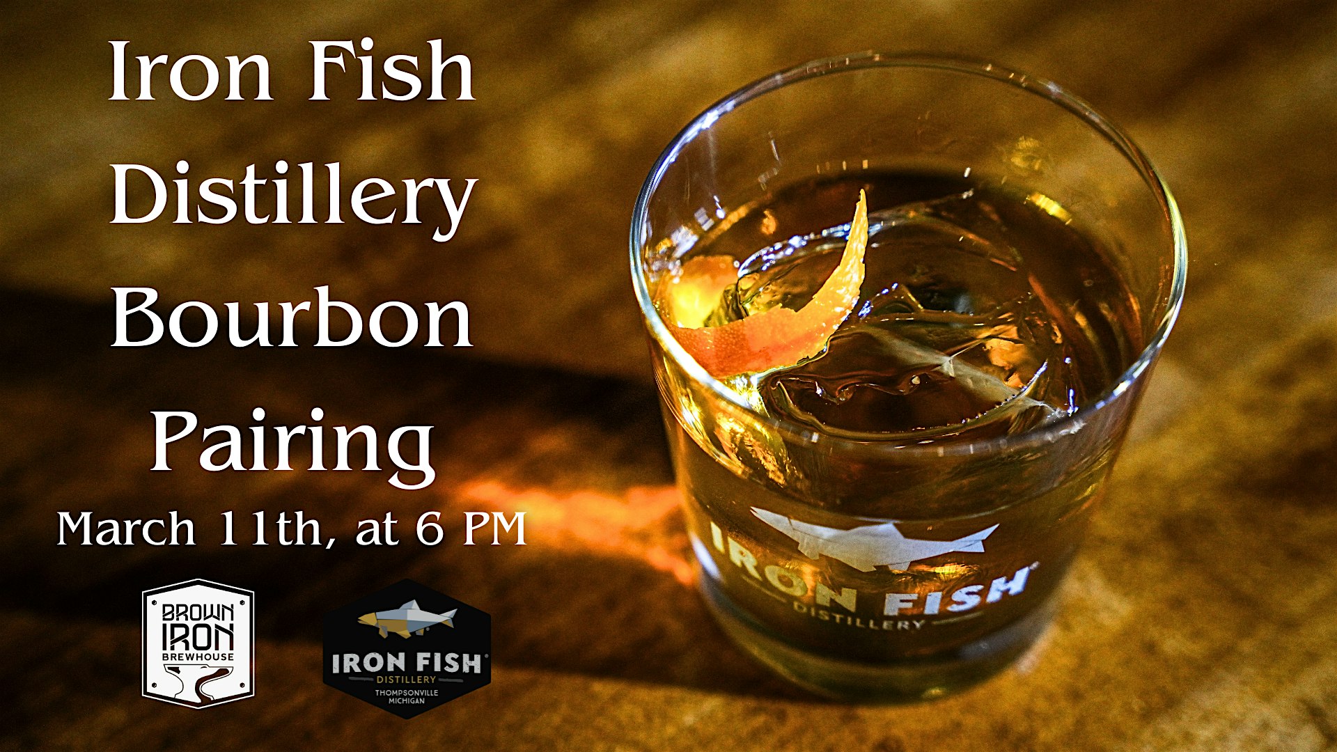 Iron Fish Distillery Bourbon Pairing – Royal Oak, MI