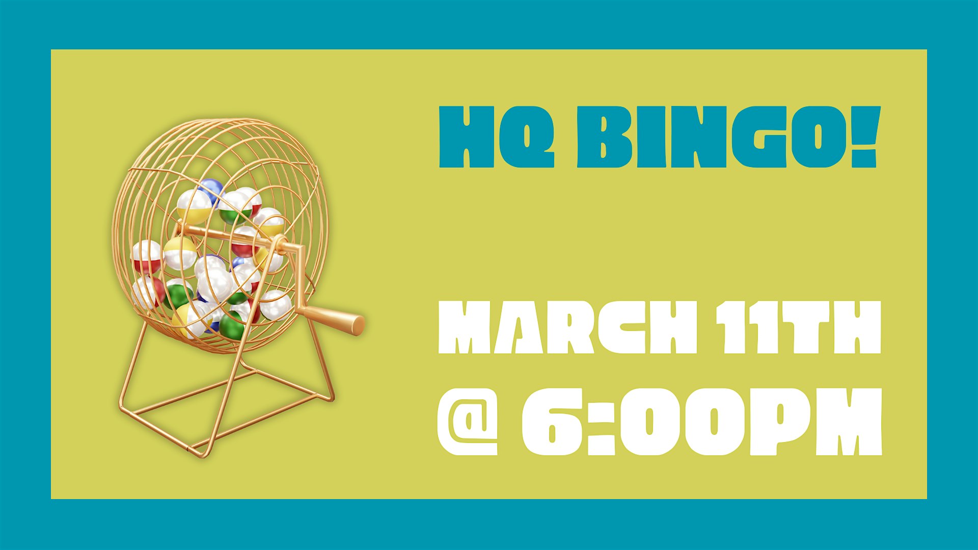 March 11 HQ Bingo! – Oregon, WI