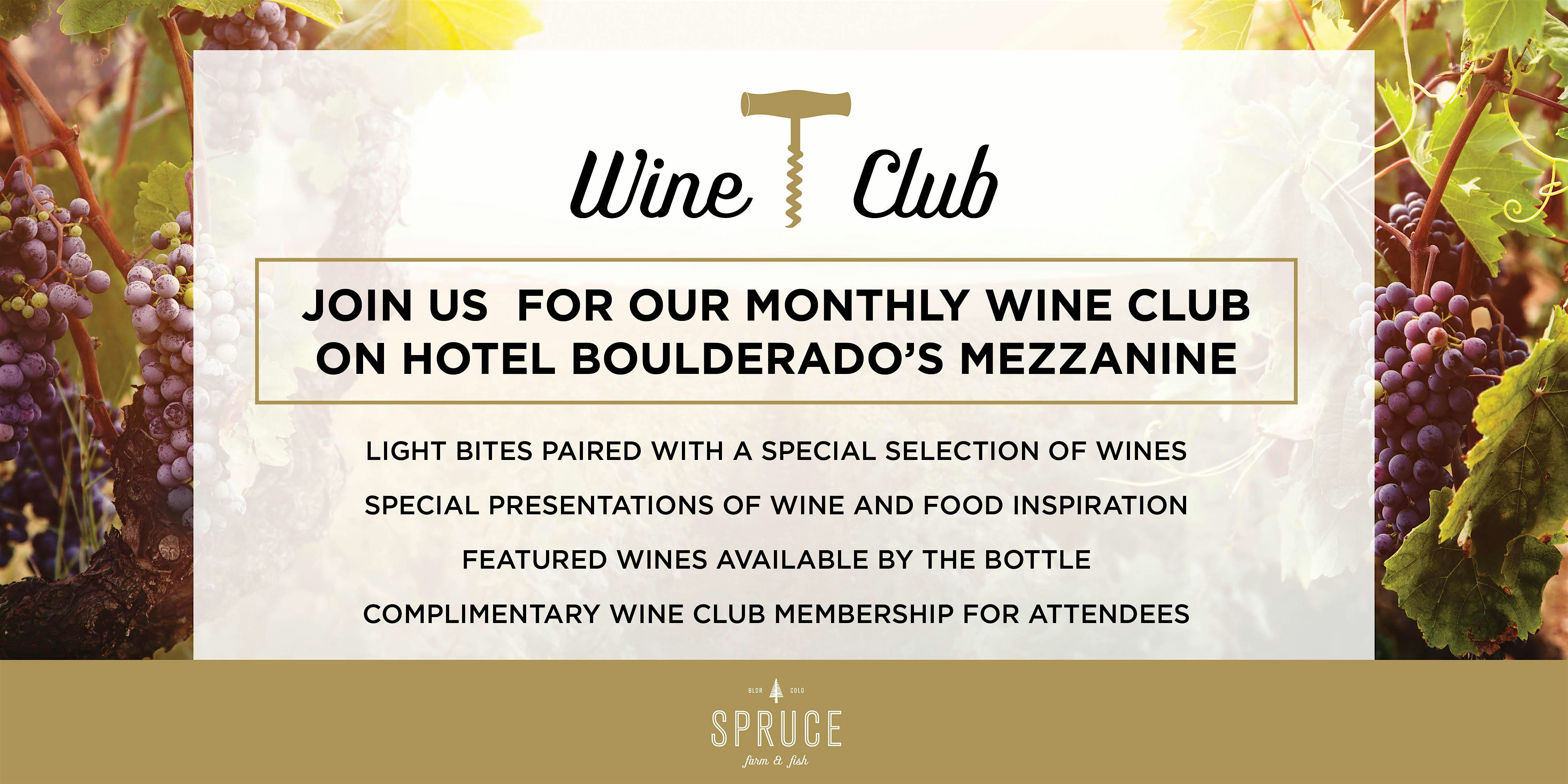 March Wine Club – Boulder, CO