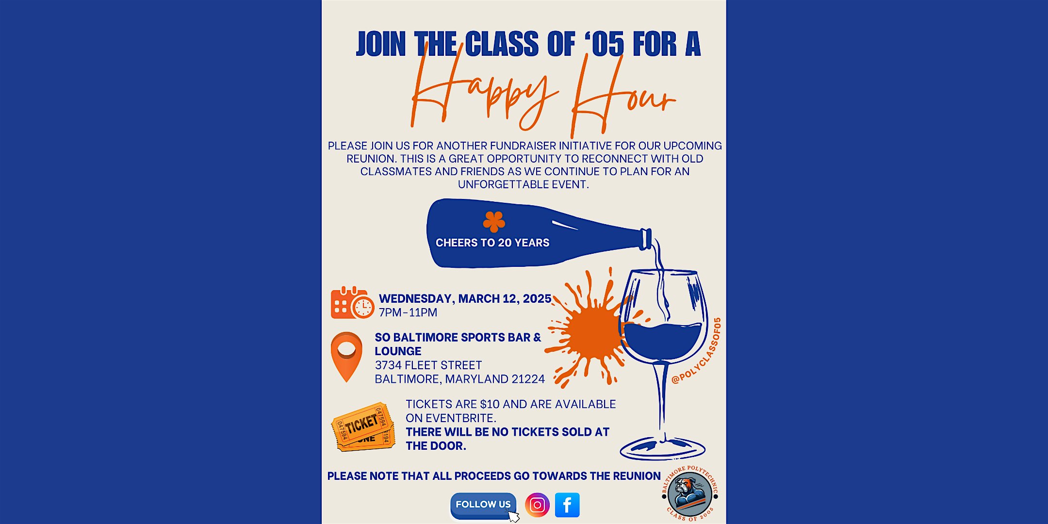 Poly Class of 2005 Reunion Fundraiser – Baltimore, MD