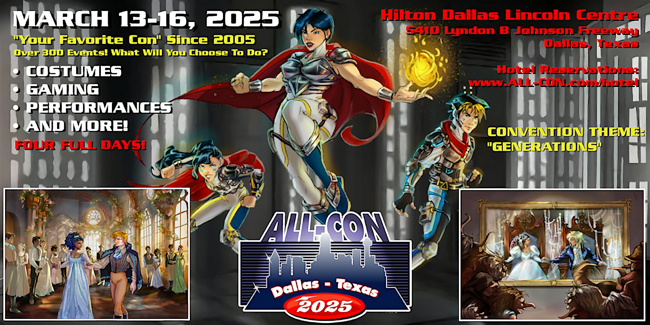 ALL-CON 2025: Over 300 Events! What Will You Choose To Do? – Dallas, TX