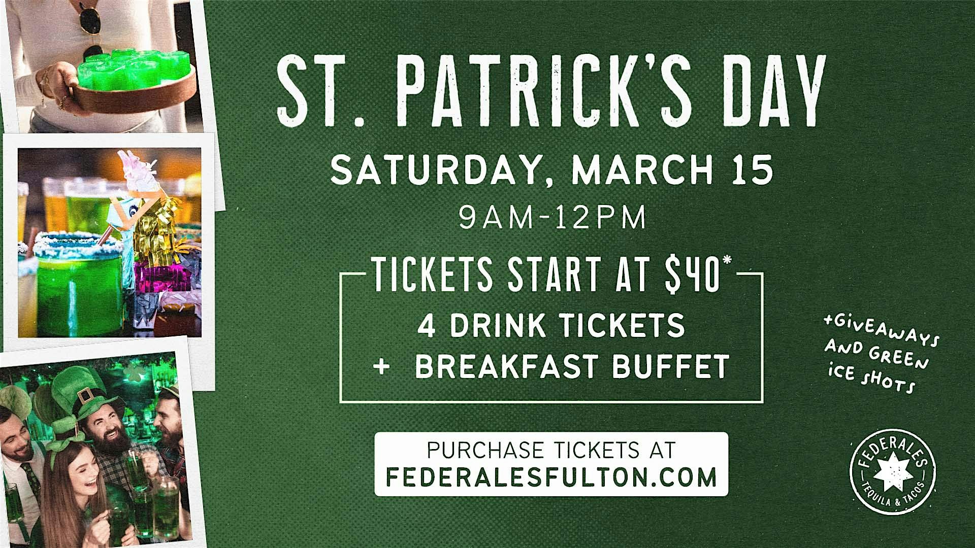 St Patrick’s Day at Federales in Fulton Market, Chicago – Chicago, IL